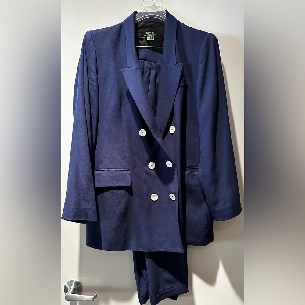 Zara Navy Blue Blazer